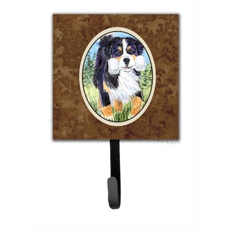 Micasa 4.25 x 6 in. Bernese Mountain Dog Leash Or Key Hook MI757926